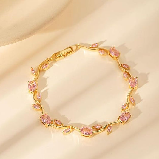 Rose Tulip Vine Bracelet