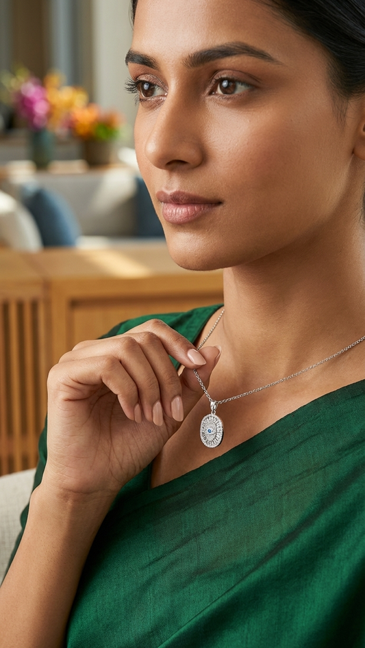 Nazar Halo Pendant
