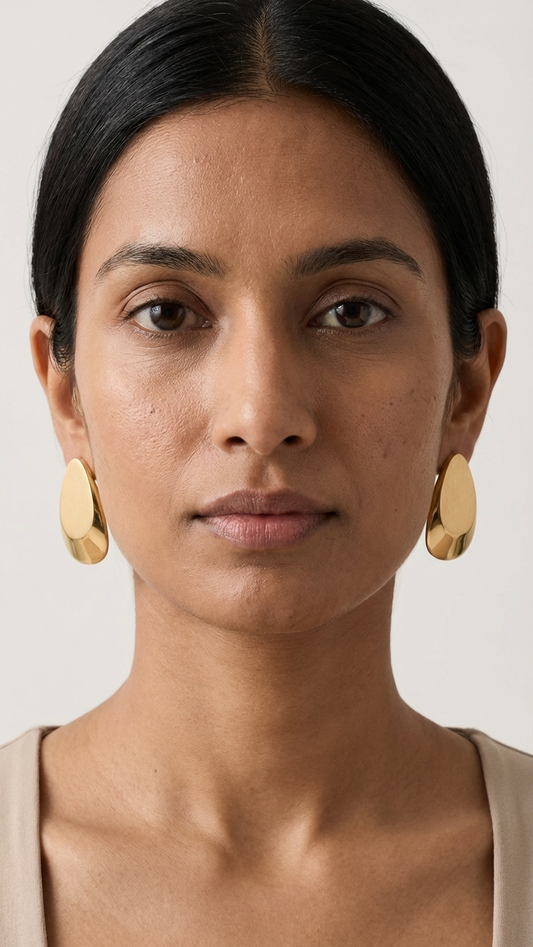 Sculpted Teardrop Earrings