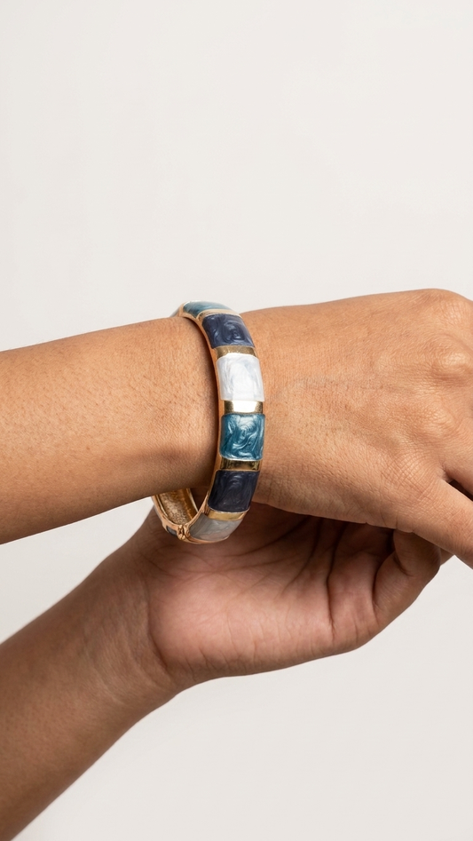 Ocean Marble Bangle