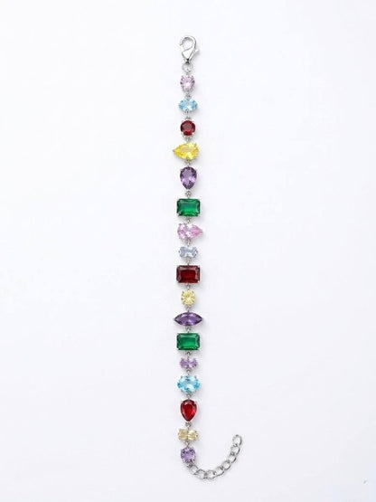 Rainbow Radiance Tennis Bracelet