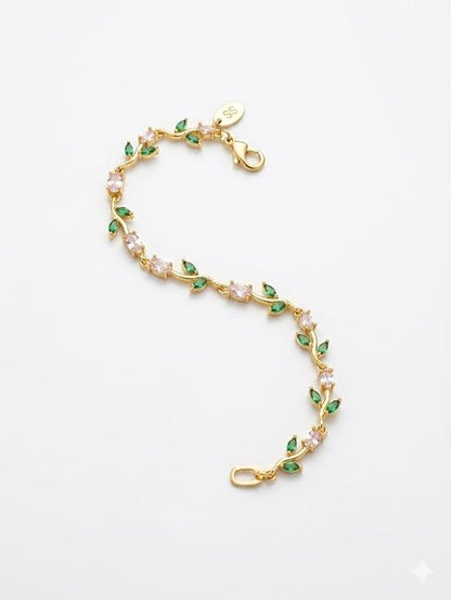 Dewdrop Tulip Vine Bracelet