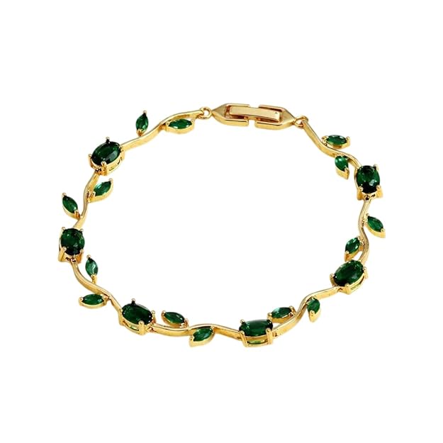Evergreen Tulip Charm Bracelet