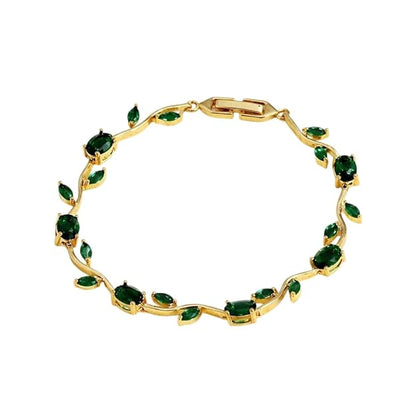 Evergreen Tulip Charm Bracelet