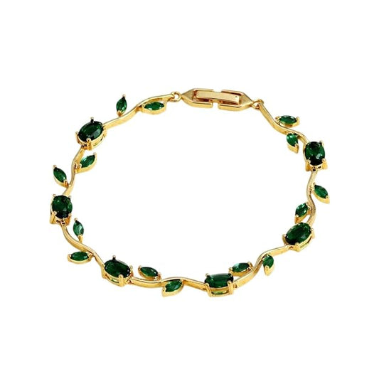 Evergreen Tulip Charm Bracelet