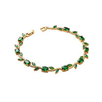 Green Meadow Tulip Bracelet