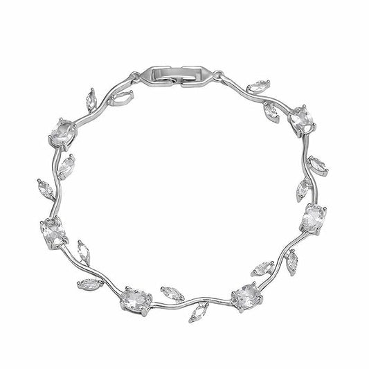 Crystal Tulip Vine Bracelet