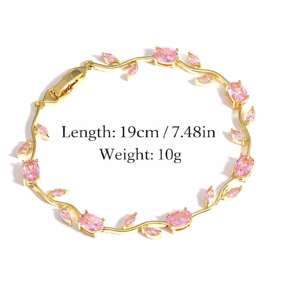 Pink Tulip Bloom Bracelet