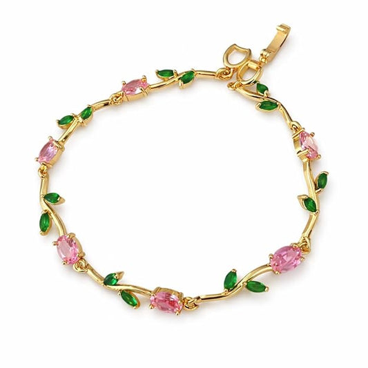 Blush Meadow Tulip Bracelet