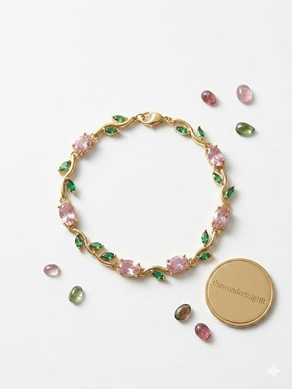 Dewdrop Tulip Vine Bracelet