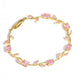 Pink Tulip Bloom Bracelet