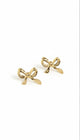 Golden Bow Earrings