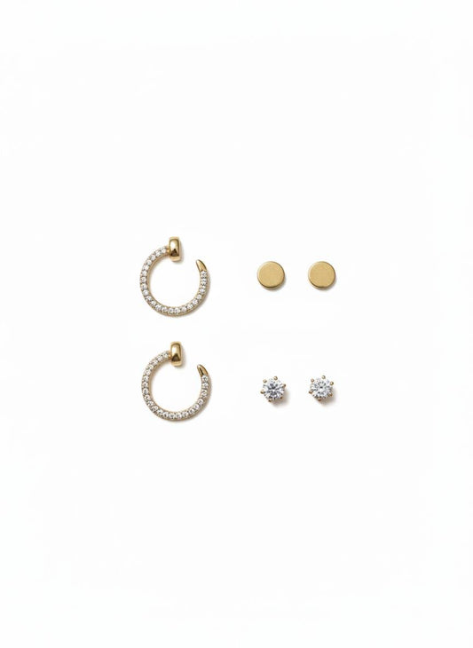 Trio Luxe Earring Set