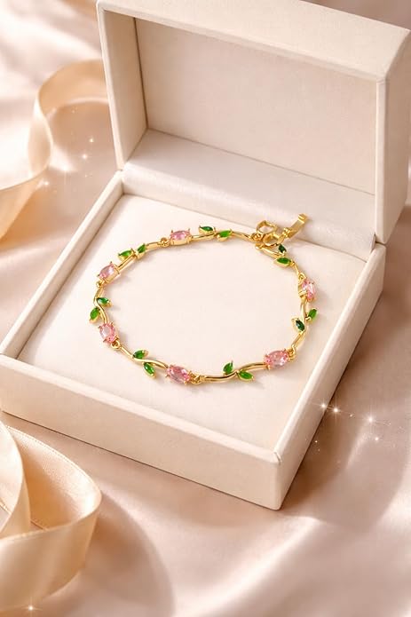 Blush Meadow Tulip Bracelet