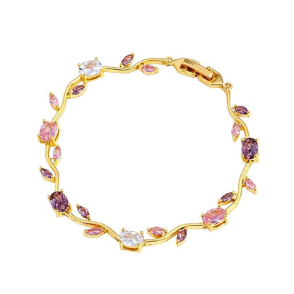 Rosy Lavender Tulip Bracelet