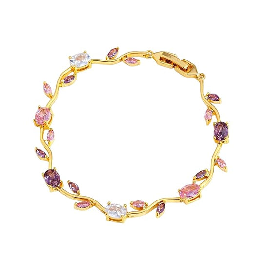 Rosy Lavender Tulip Bracelet