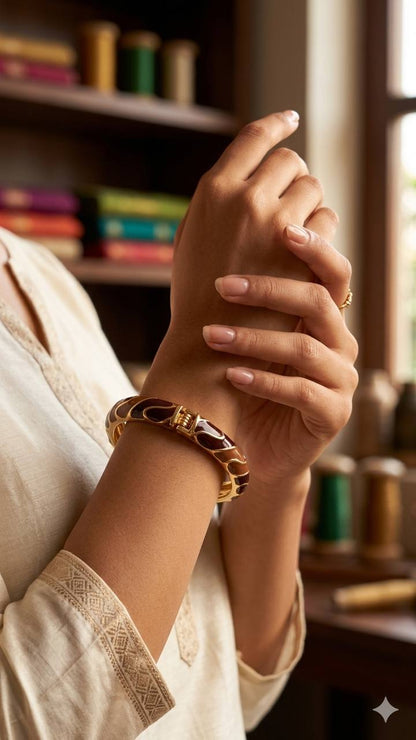 Espresso Elegance Bangle