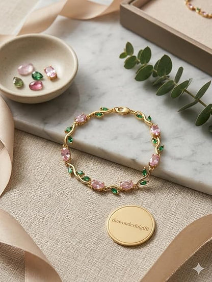 Dewdrop Tulip Vine Bracelet