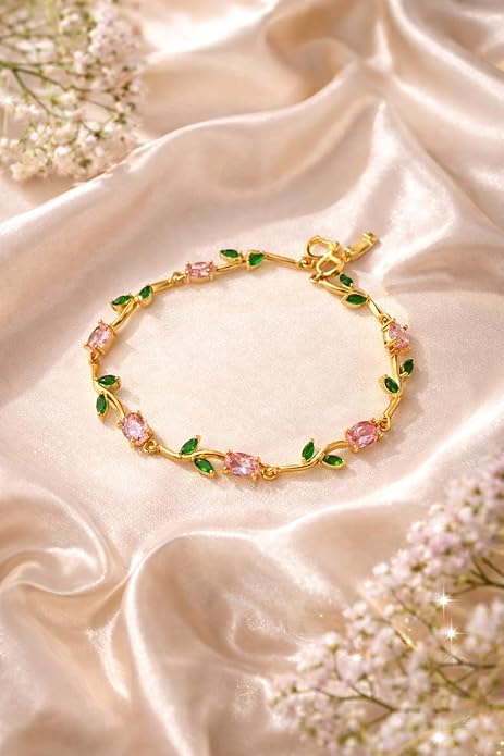 Blush Meadow Tulip Bracelet