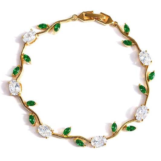 White Blossom Tulip Bracelet