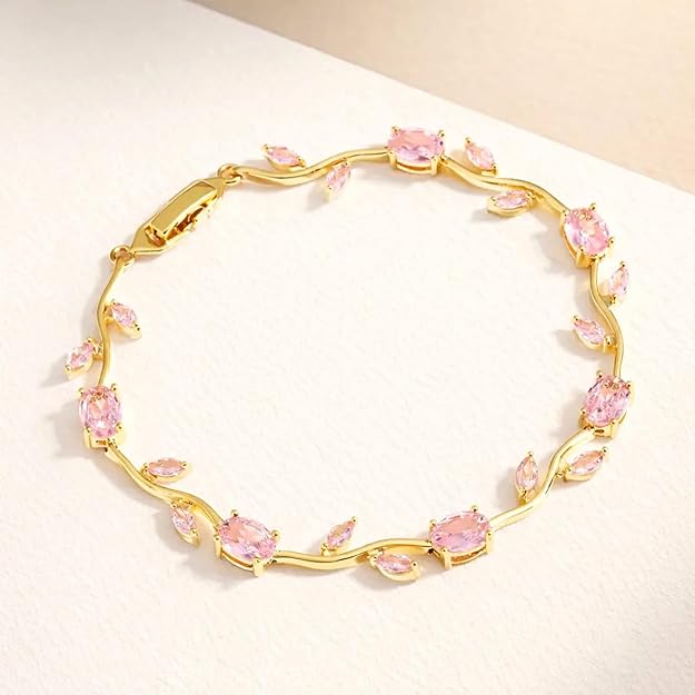 Rose Tulip Vine Bracelet