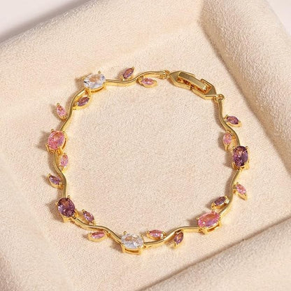 Rosy Lavender Tulip Bracelet