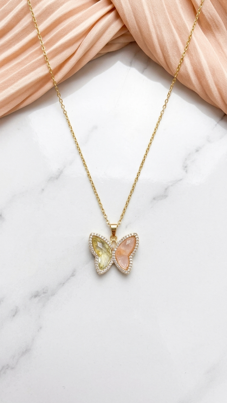 Aurora Butterfly Pendant