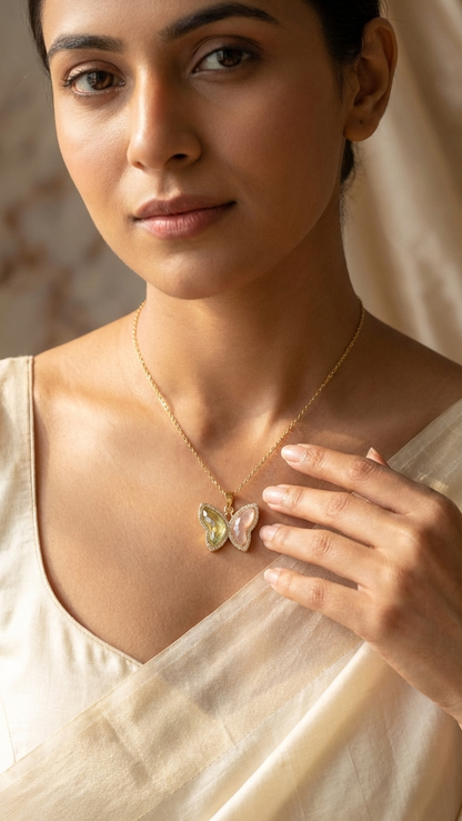 Aurora Butterfly Pendant