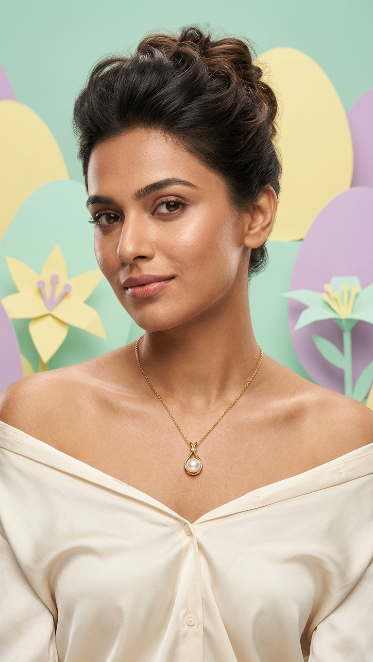 Golden Dewdrop Pendant