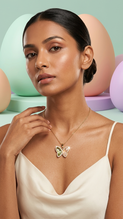 Aurora Butterfly Pendant