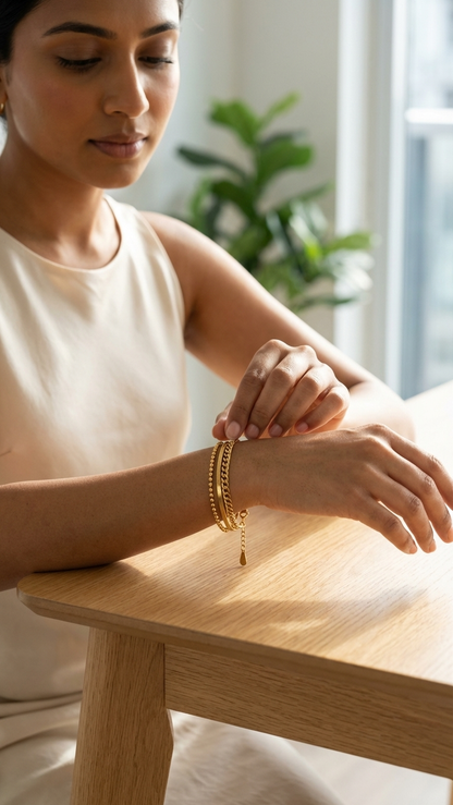 Golden Trinity Bracelet