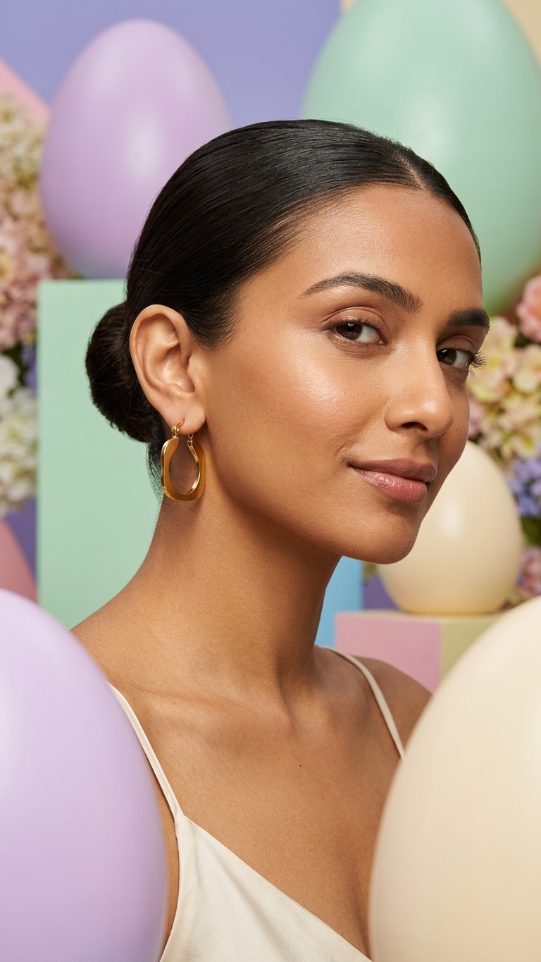 Sculpted Hoop Earrings