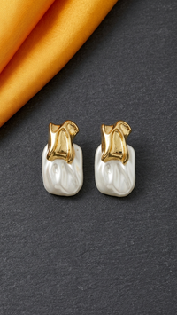 Molten Pearl Earrings