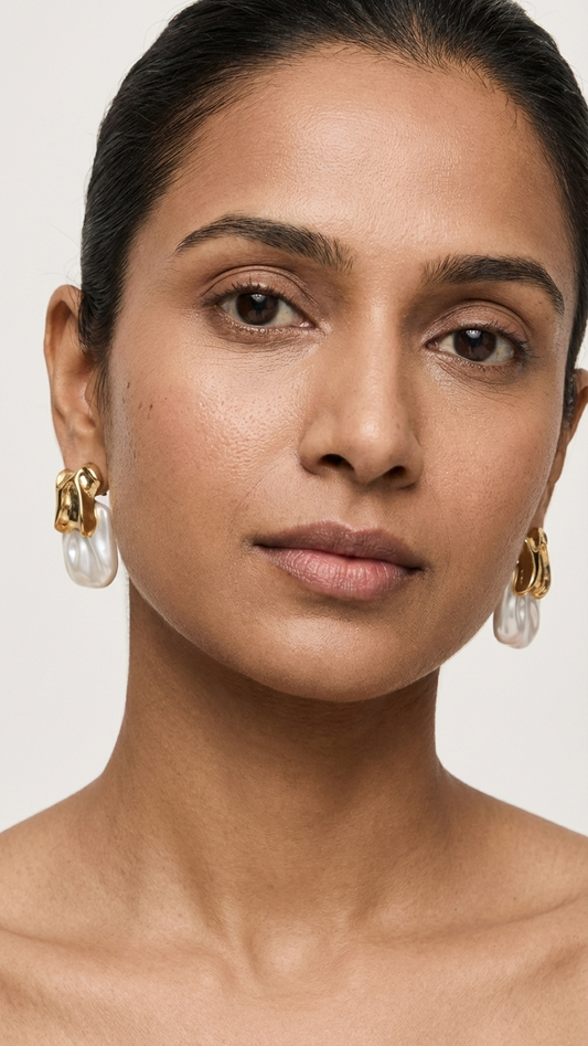 Molten Pearl Earrings