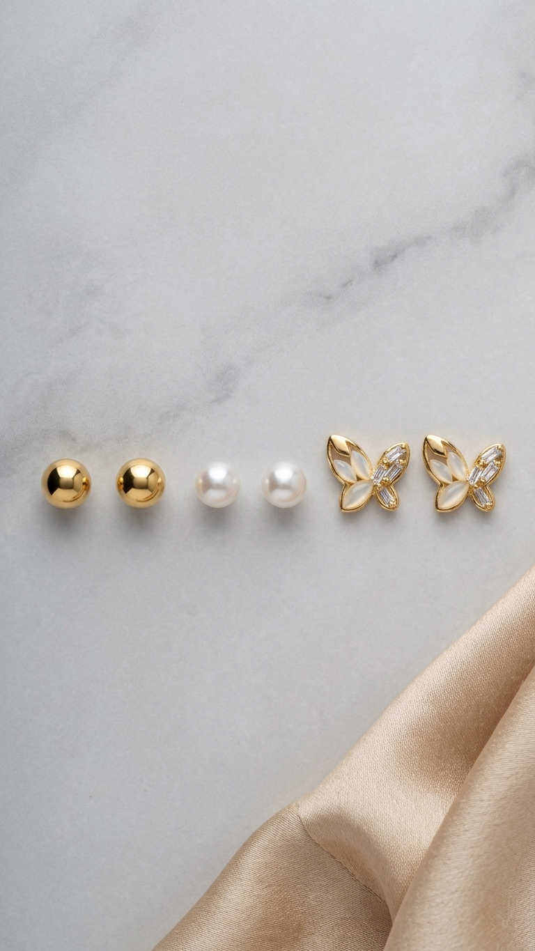 Butterfly Elegance Earring Set