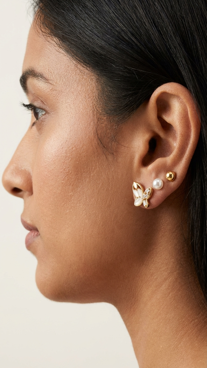 Butterfly Elegance Earring Set