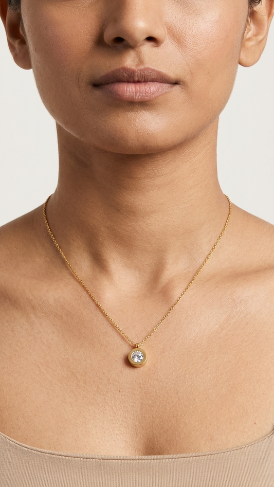Golden Halo Pendant