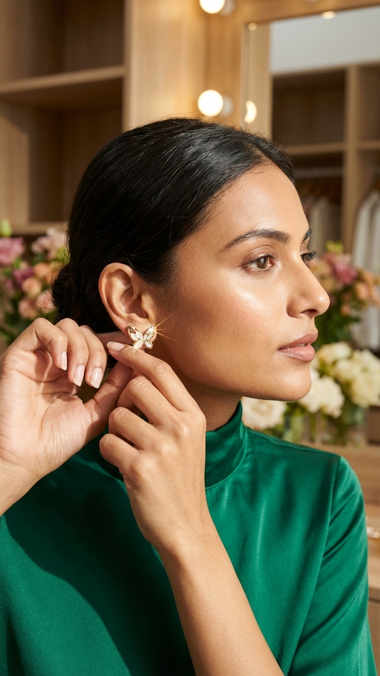 Butterfly Elegance Earring Set