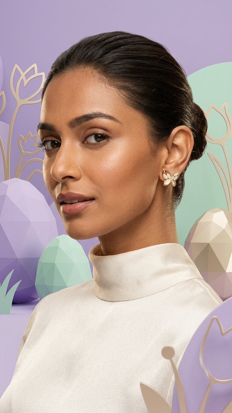 Butterfly Elegance Earring Set