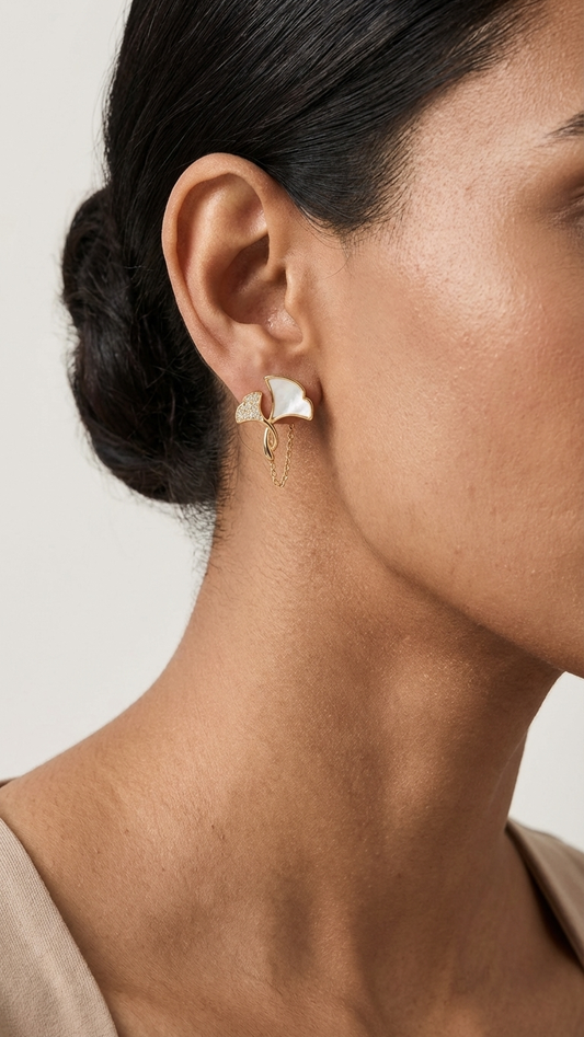 Pearl Papillon Earrings
