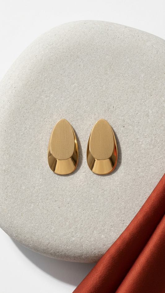 Sculpted Teardrop Earrings