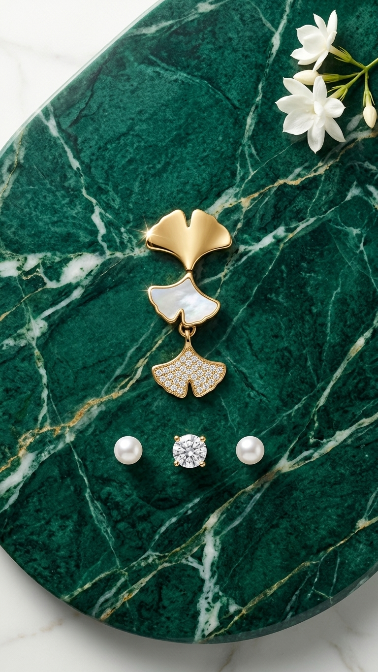 Pearl Wing Earrings