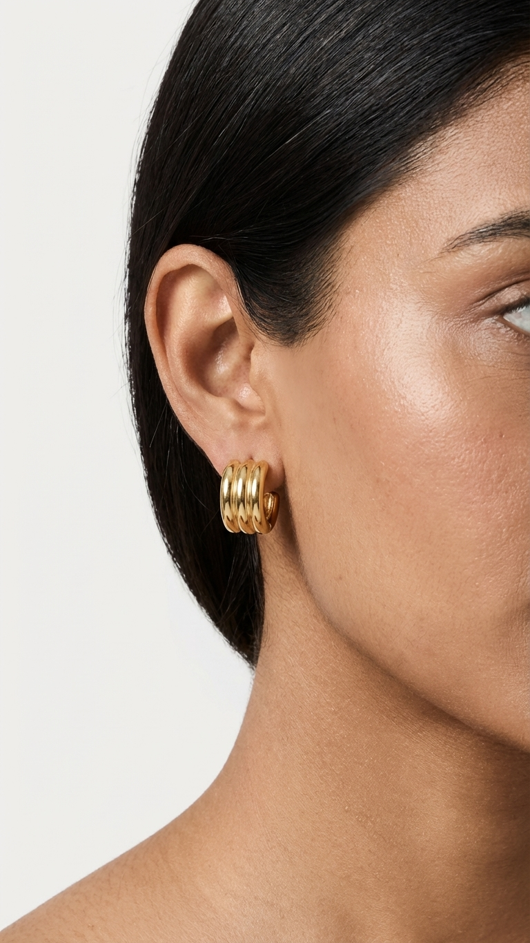 Golden Knot Earrings