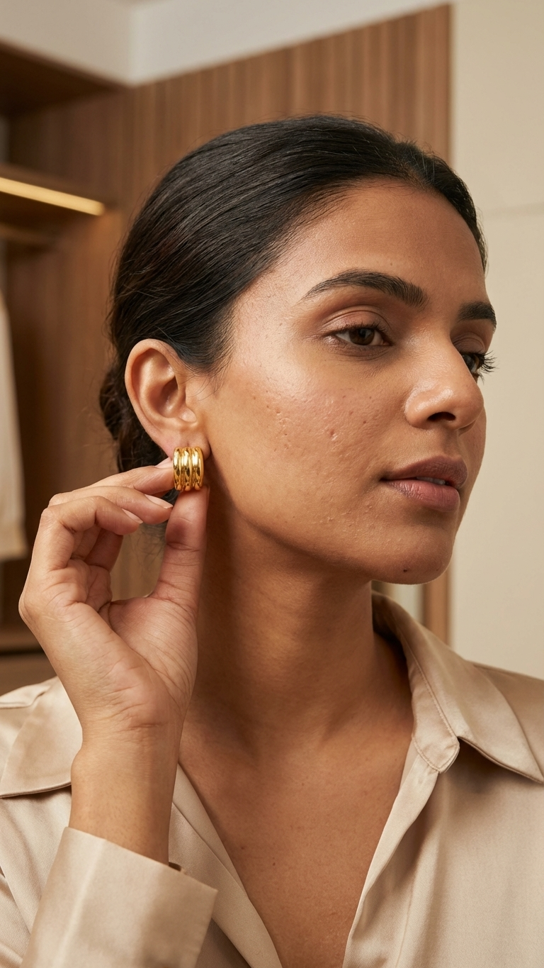 Golden Knot Earrings