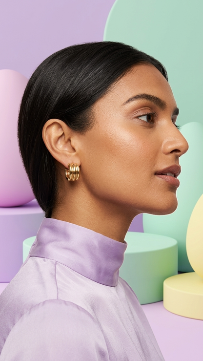 Golden Knot Earrings