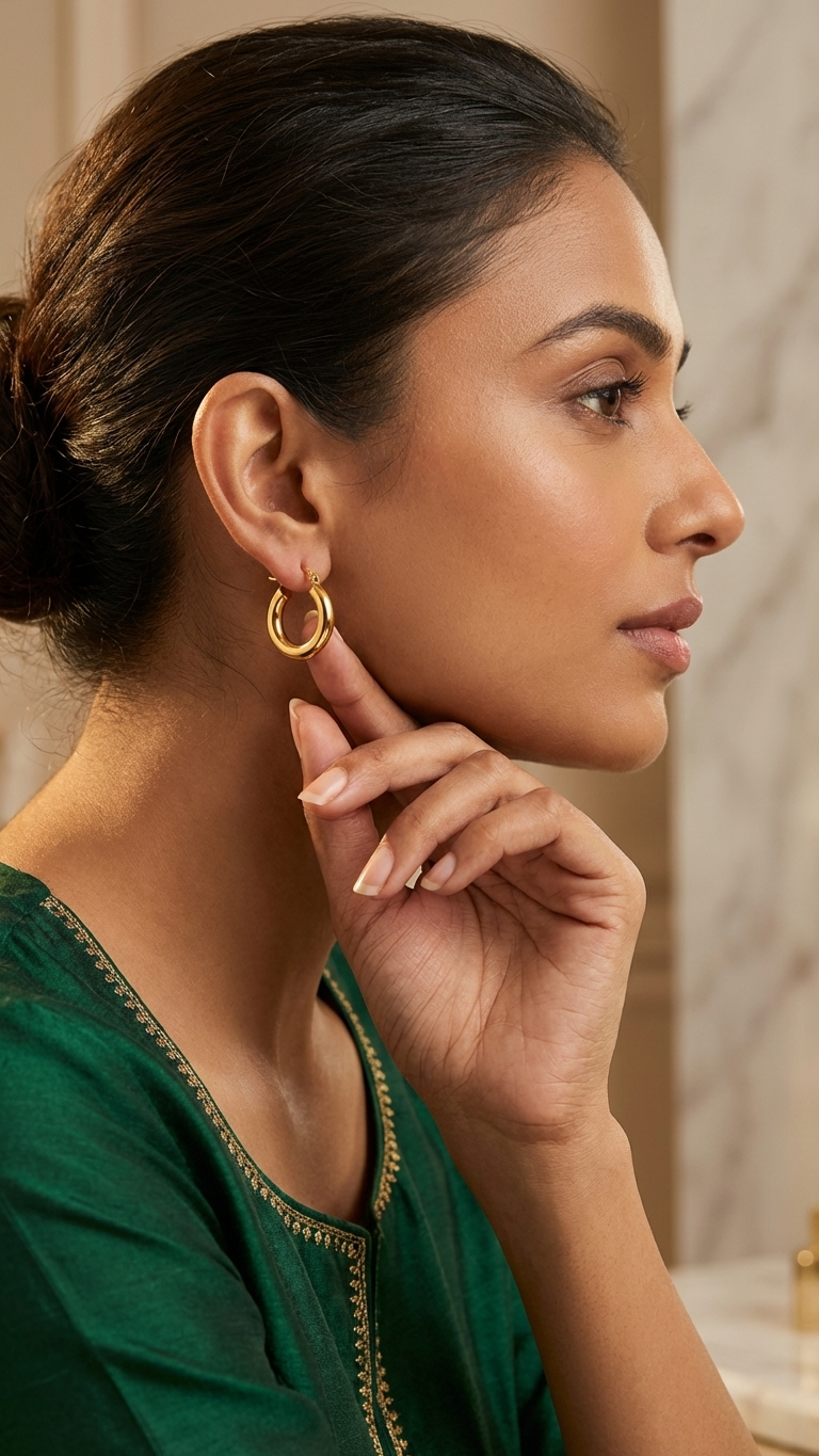 Imperial Hoop Earrings