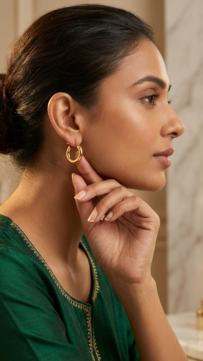 Imperial Hoop Earrings