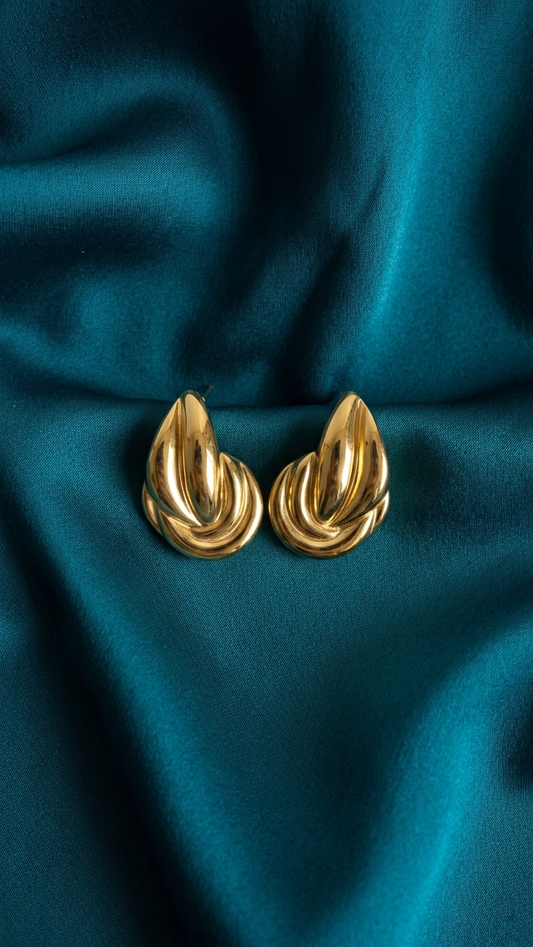 Molten Gold Earrings