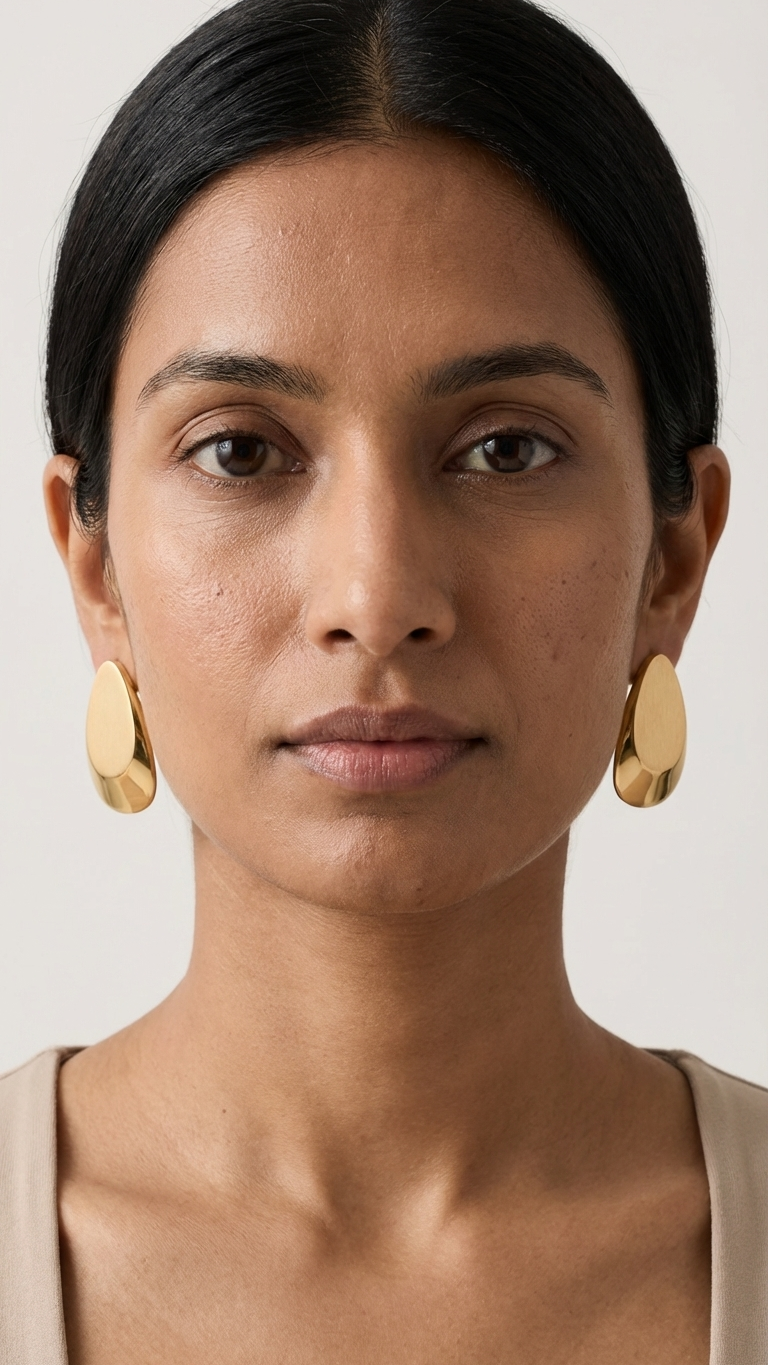 Sculpted Teardrop Earrings