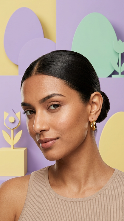 Imperial Hoop Earrings
